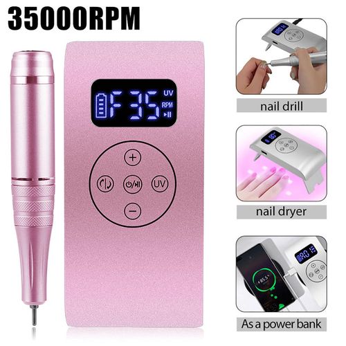 2in1 Chargeable Nail Drill & Dryer