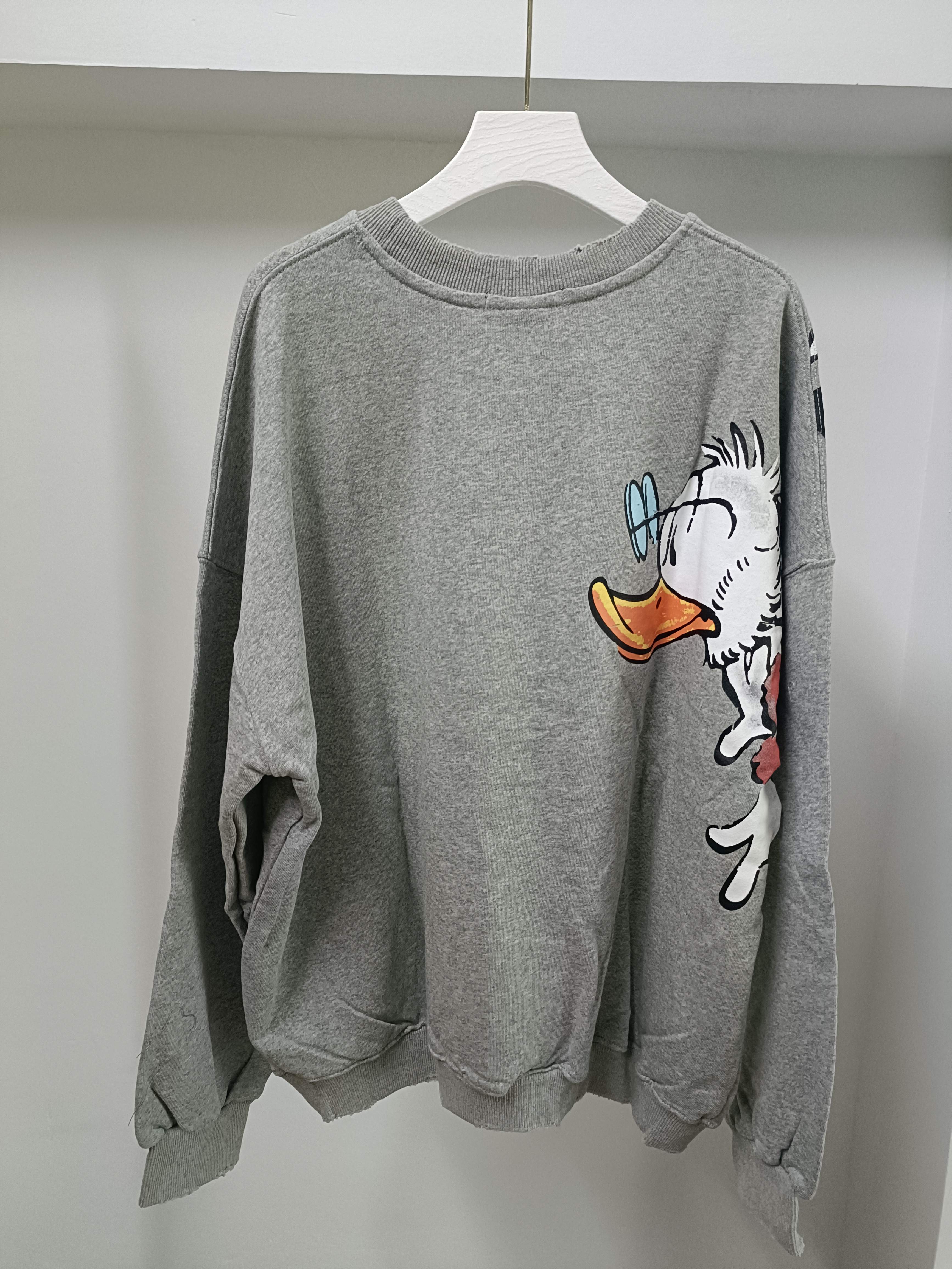 Women's oversized cartoon printed sweatshirts