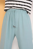 Women's Wide Legs Mint Green Aerobin Pants