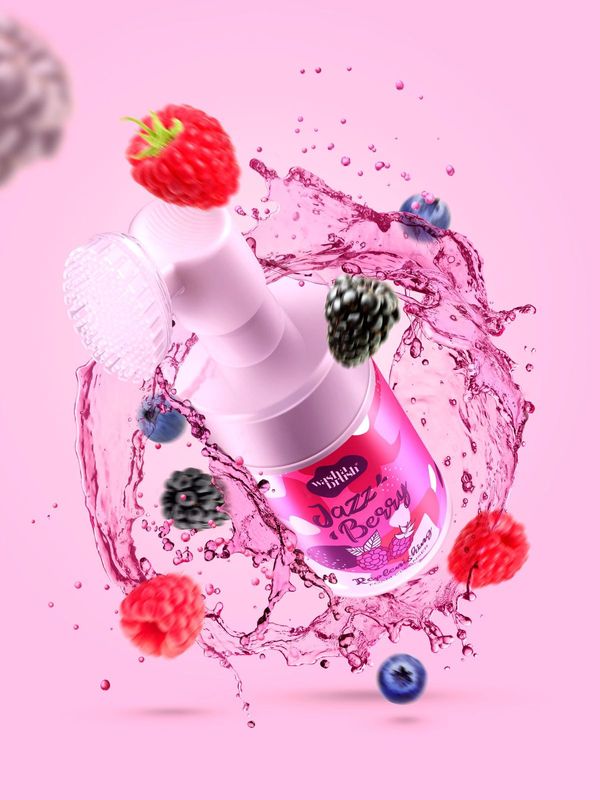 Wash brush foam cleanse-jazz berry