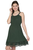 Women's Green Short Dress