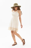 Women's Cream Short Dress