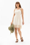 Women's Cream Short Dress